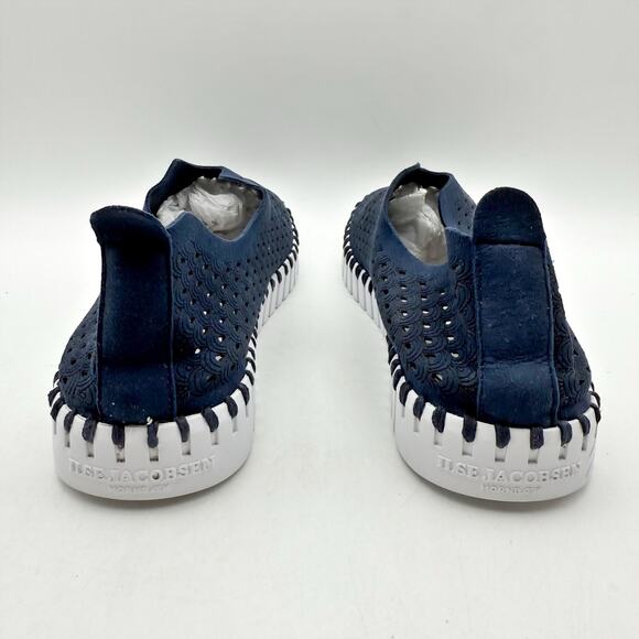 IIse Jacobsen Tulip 139 Slip-On Loafer US 9 EU 39 Dark Blue Indigo Cushioned GUC - Picture 9 of 14